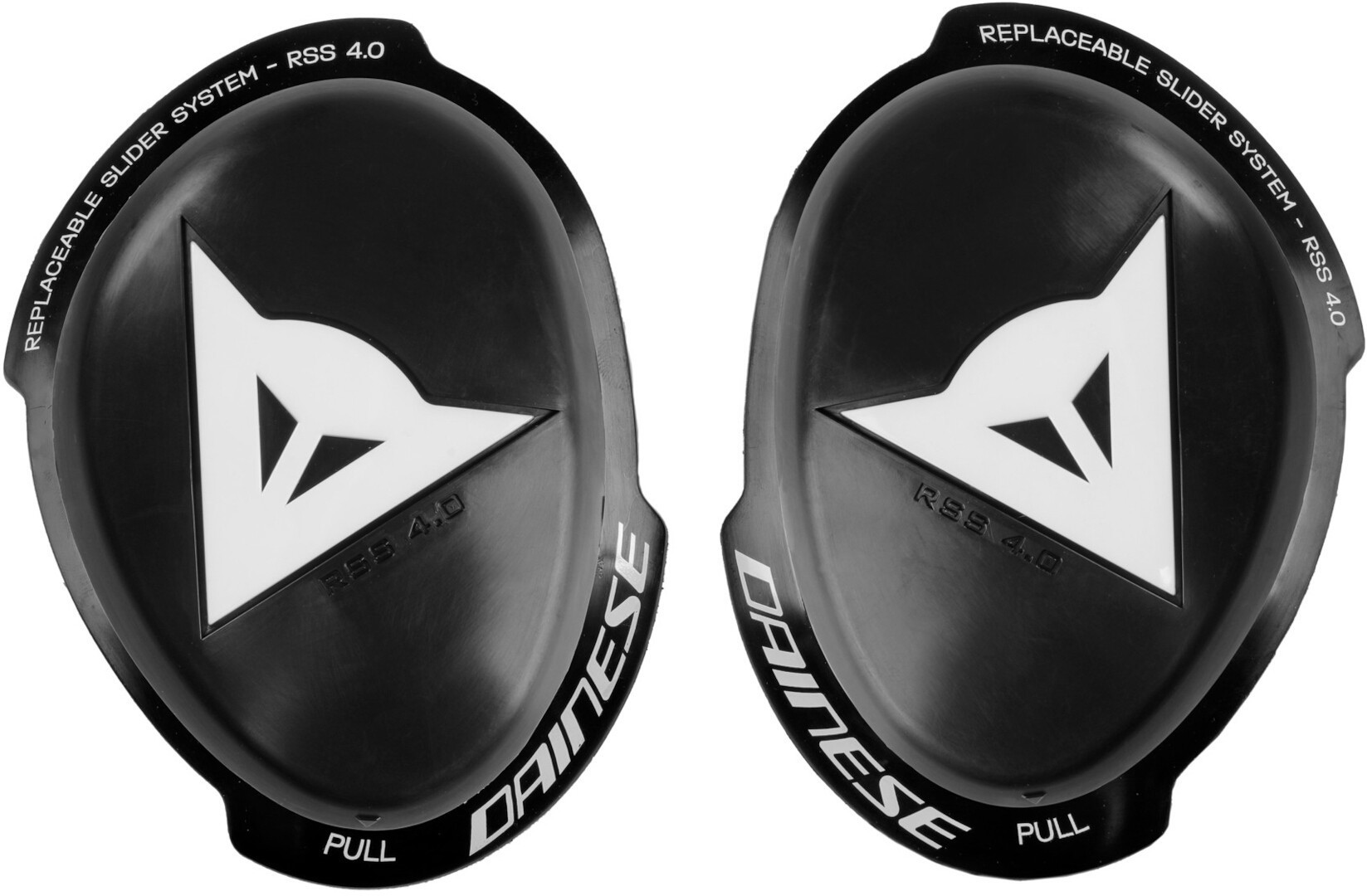 Dainese RSS 4.0 HDC Curseurs de genou, noir-blanc