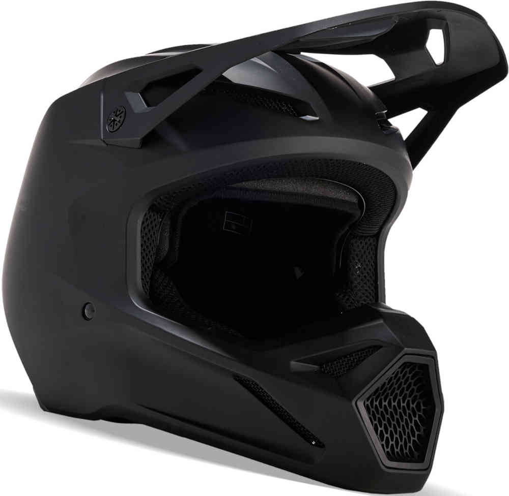 FOX V1 Matte Black 2023 ユースモトクロスヘルメット