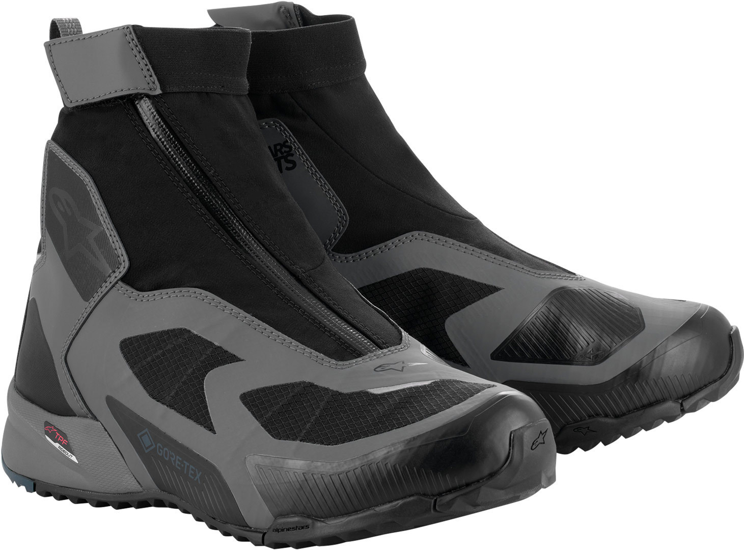 Alpinestars CR-8 Gore-Tex водонепроницаемая мотоциклетная обувь Черный/Серый/Синий 10.5 