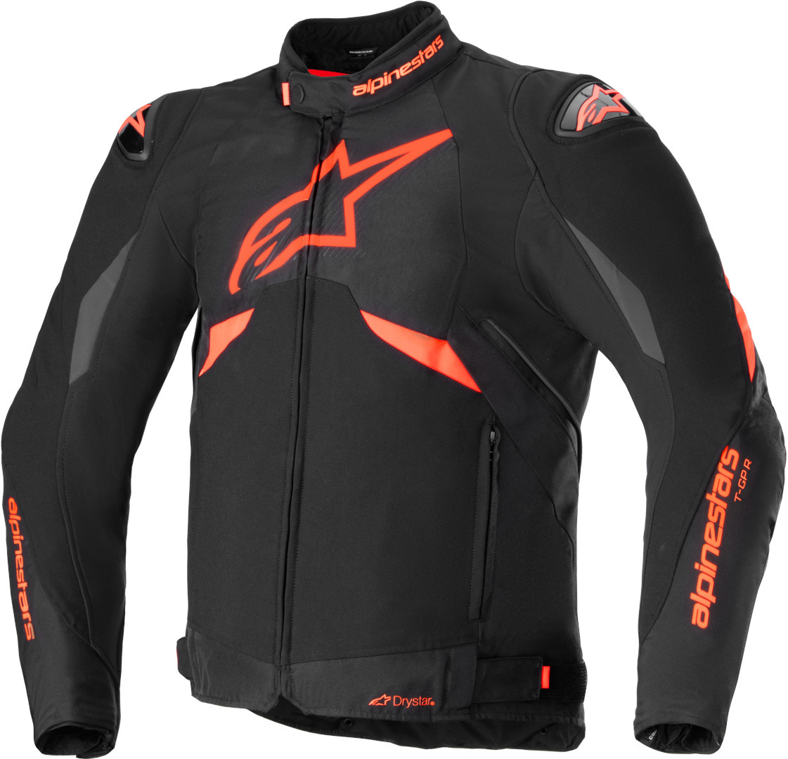 Alpinestars T-GP R V3 Drystar водонепроницаемая мотоциклетная текстильная куртка Черный/Красный/Белый 3XL 