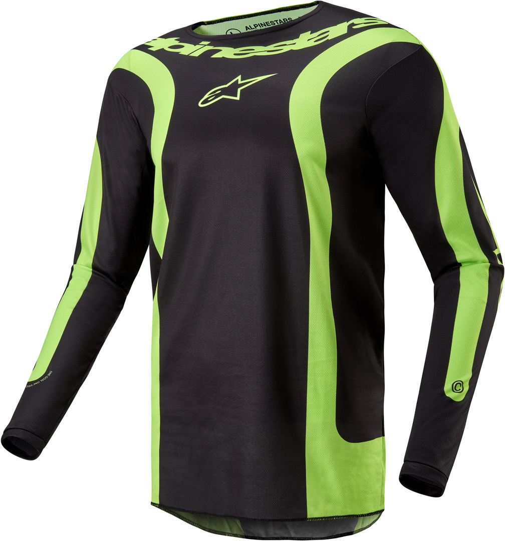 Alpinestars Fluid Lurv Pantaloni Motocross – Blu/Nero, Taglia 32, Tessuto Leggero 600D Con Inserti Elasticizzati E Ginocchia Rinforzate