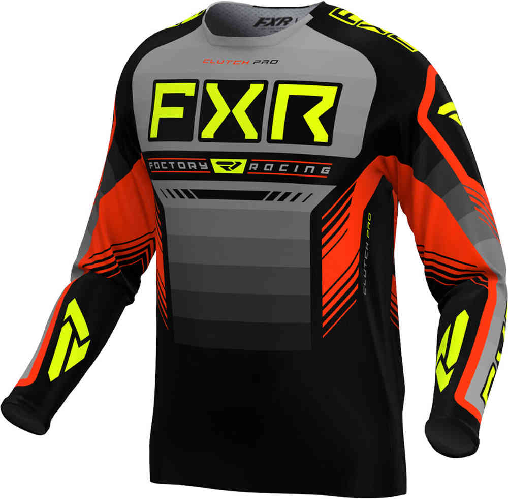 FXR Clutch Pro Hi Vis 2024 Motocross Jersey
