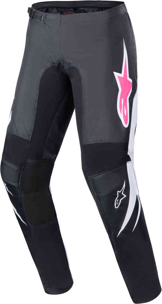 ALPINESTARS STELLA FLUID PANTS, WHITE/TURQUOISE, SZ 32