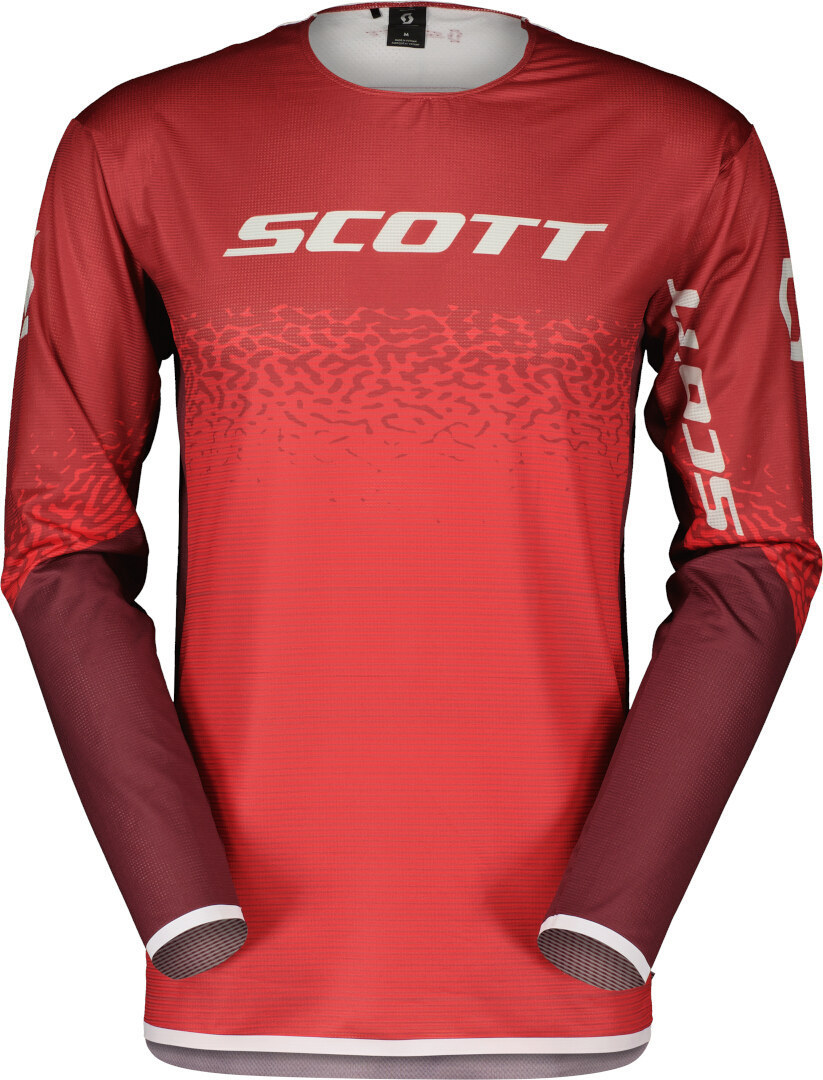 Scott Podium Pro Maillot de motocross rouge/gris