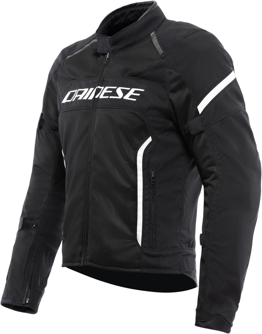Dainese Air Frame 3 Мотоциклетная текстильная куртка Черный/Белый 56 