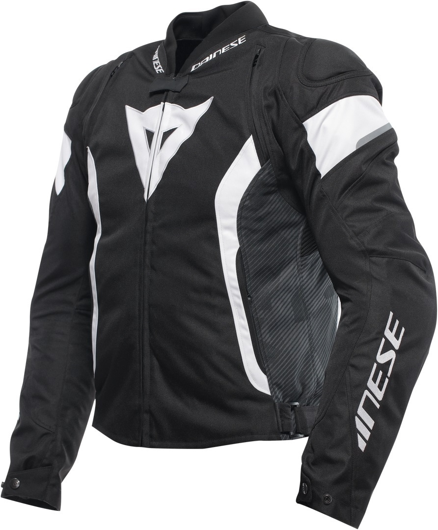 Dainese Avro 5 Мотоциклетная текстильная куртка Черный/Белый 60 