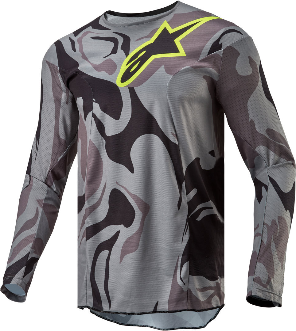 Alpinestars Racer Tactical Мотокросс Джерси Серый/Камуфляж L 