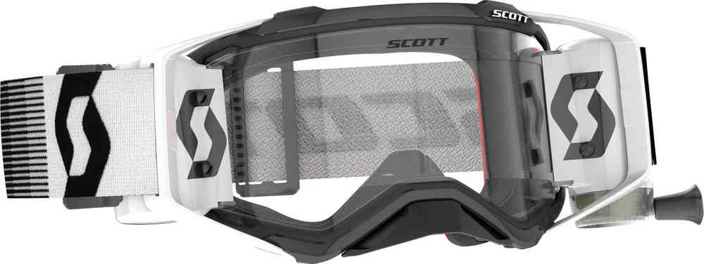 Scott Prospect WFS Roll Off Occhiali da motocross neri bianchi il miglior prezzo FC Moto