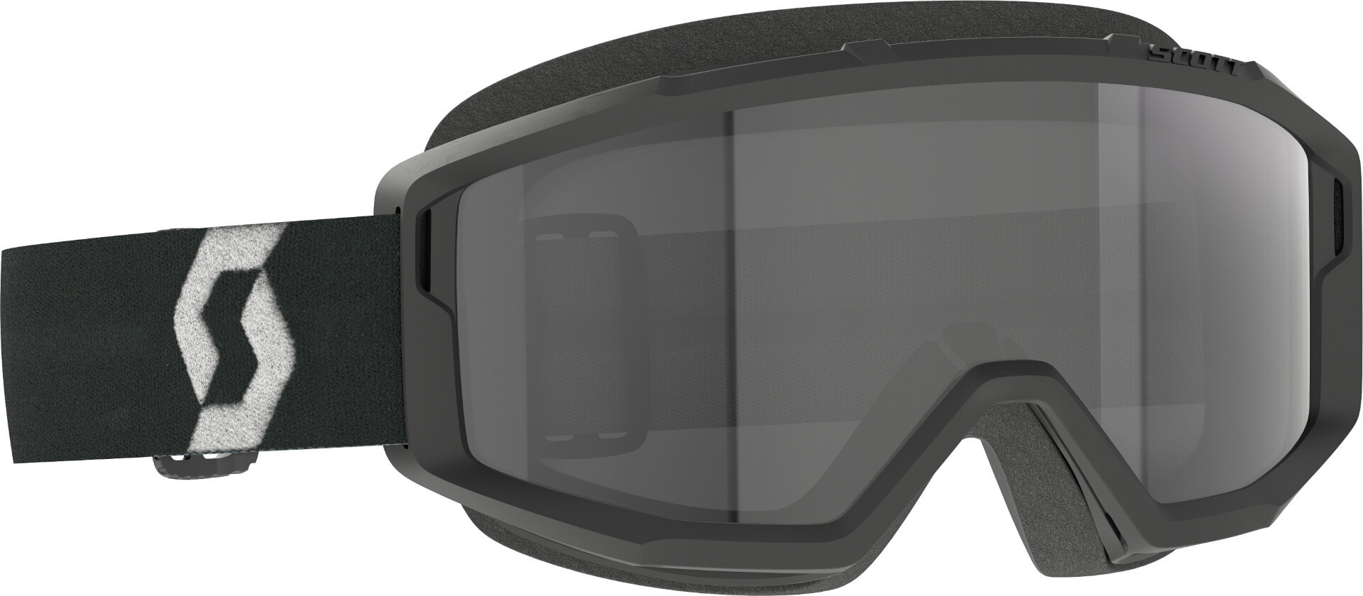 Scott Primal Sand Dust Lunettes de motocross noires / blanches, noir-blanc