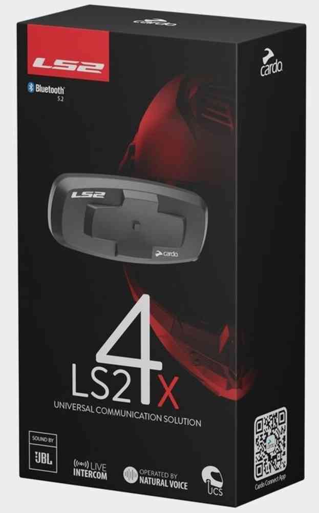 LS2 Cardo Freecom 4x Sistema di comunicazione Bluetooth Set