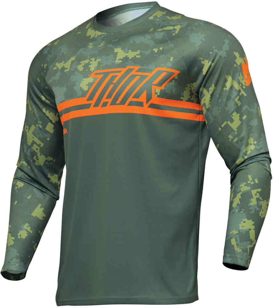 Thor Sector Digi Camo Maillot Juvenil de Motocross