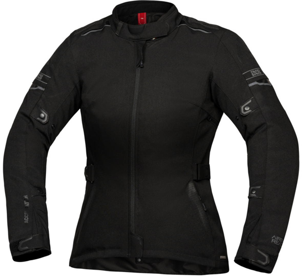 Ixs Lane-St+ Ladies Motorcycle Textile Jacket, Black, Size L For Men
