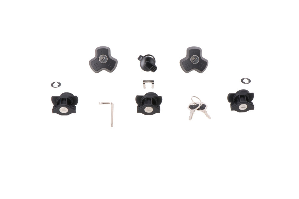 SW-Motech DUSC lock set - 3 serrature + 1 set serrature TRAX + 2 antifurto