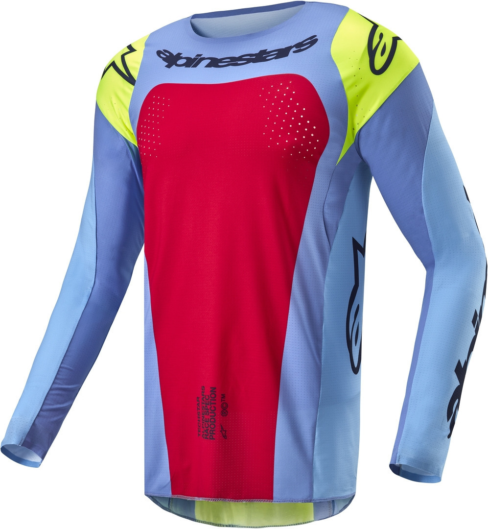 Alpinestars Techstar Ocuri Мотокросс Джерси Светло-синий/Красный XXL 