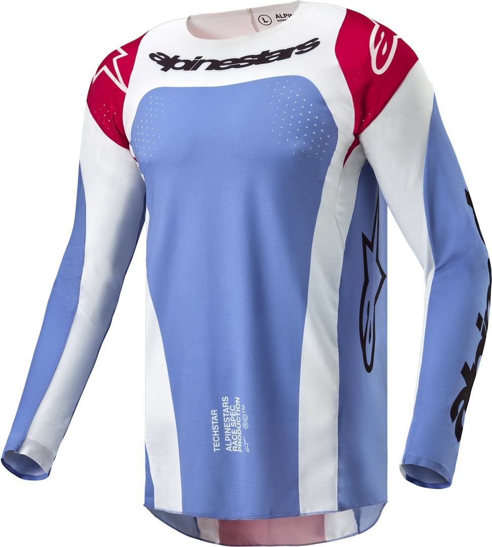 Alpinestars Techstar Ocuri Мотокросс Джерси Светло-синий/Белый M 