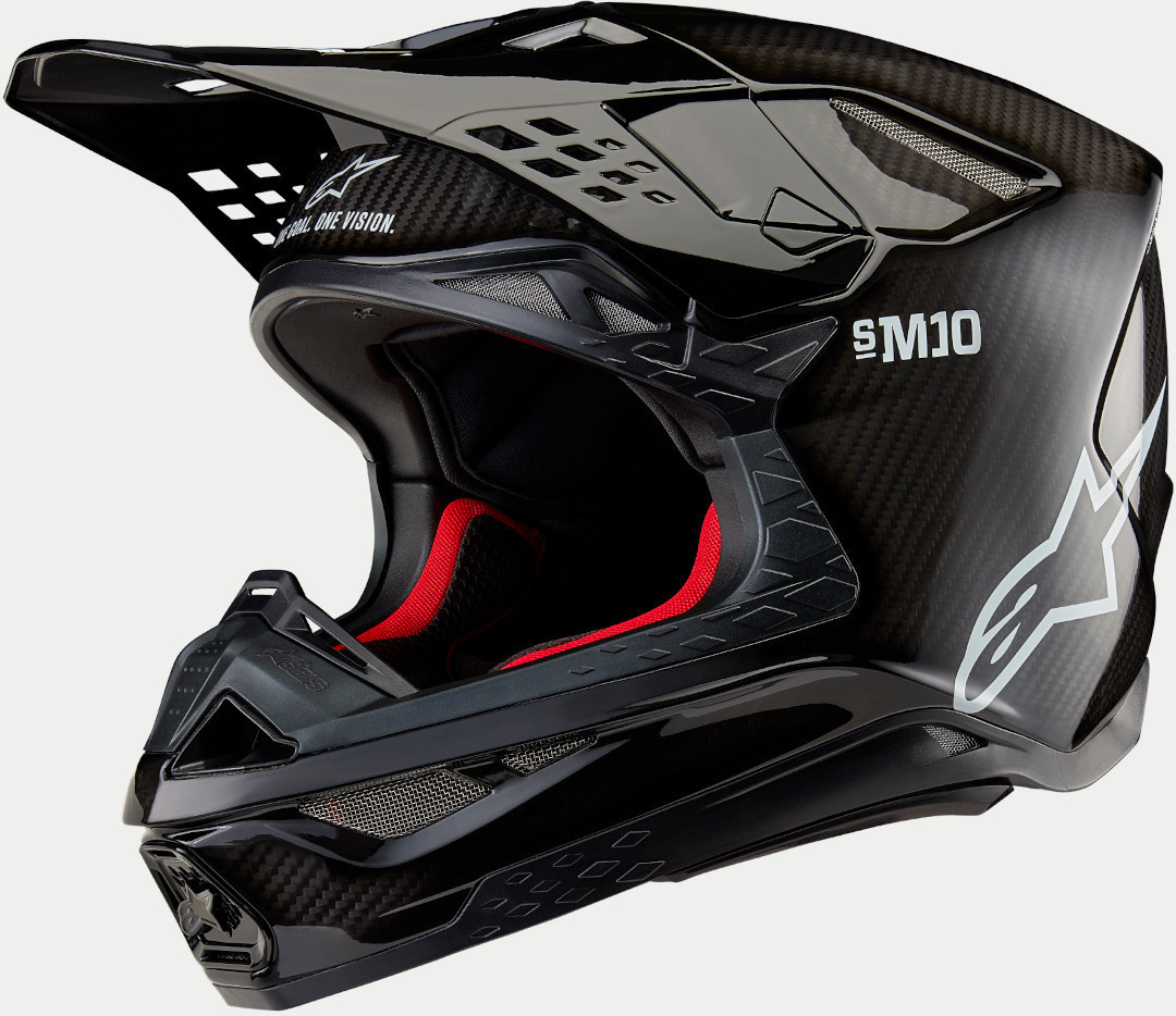 Alpinestars Supertech S-M10 Solid 2024 Шлем для мотокросса Черный M (57/58) 