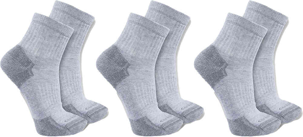 Carhartt Midweight Quarter Chaussettes (3 paires)
