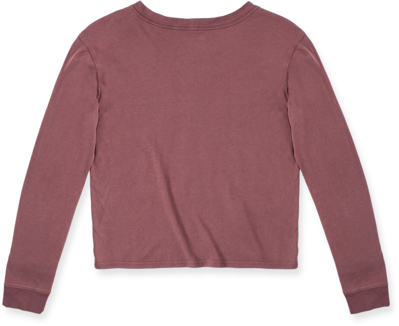 Side view of Carhartt Relaxed Fit Lightweight Pocket Ladies Long Sleeve Shirt, red, Size S for Women
