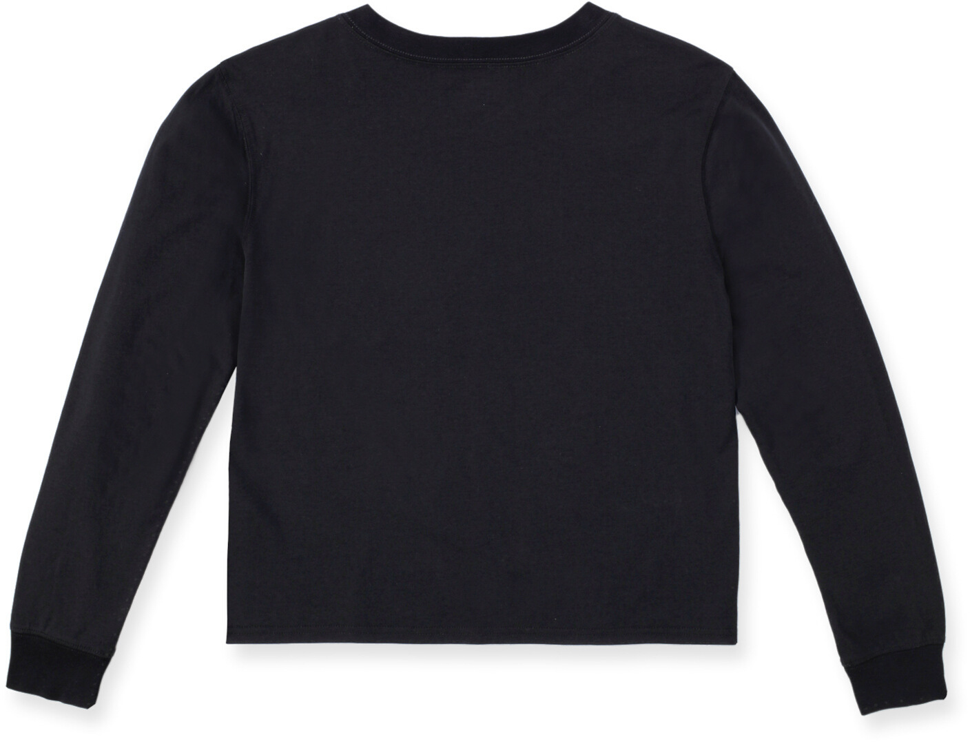 Side view of Carhartt Relaxed Fit Lightweight Pocket Ladies Long Sleeve Shirt, black, Size XL for Women