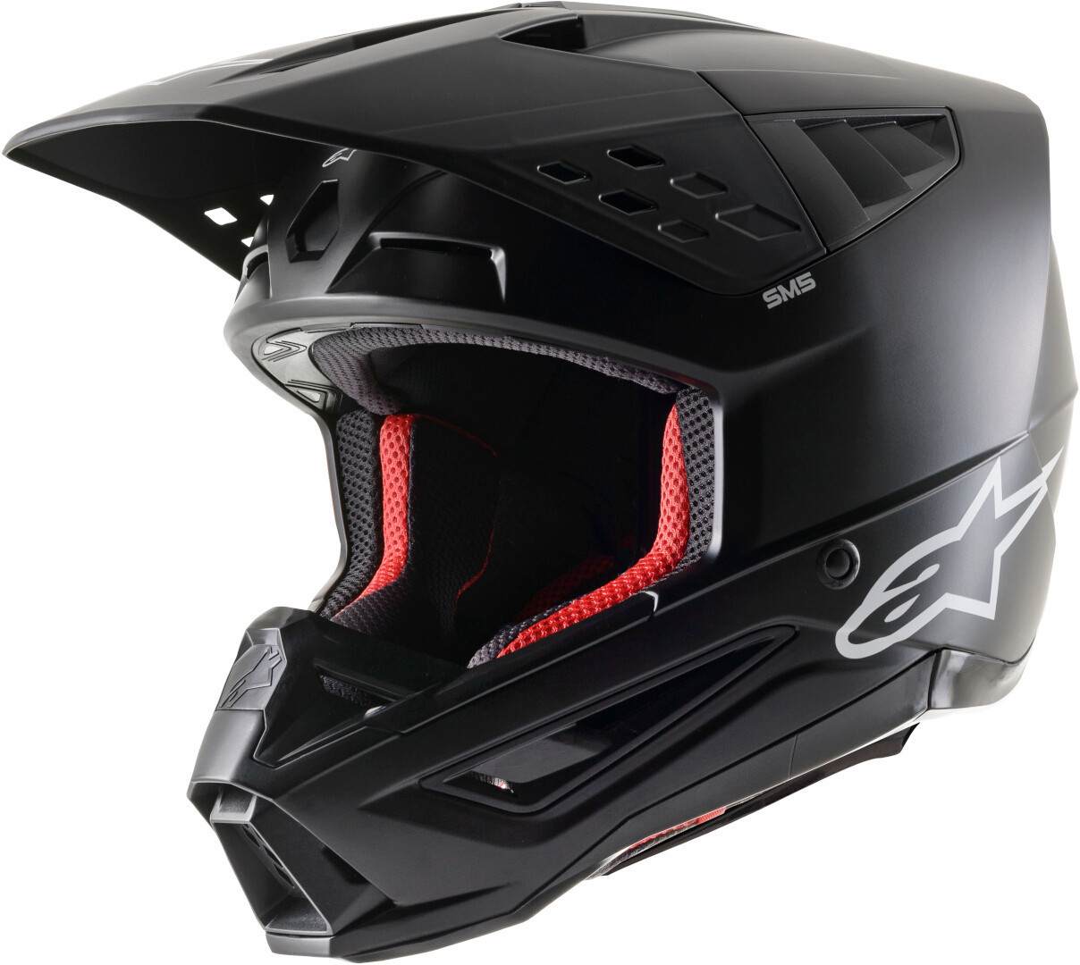 Alpinestars S-M5 Solid 2024 Шлем для мотокросса Черный матовый XS (53/54) 