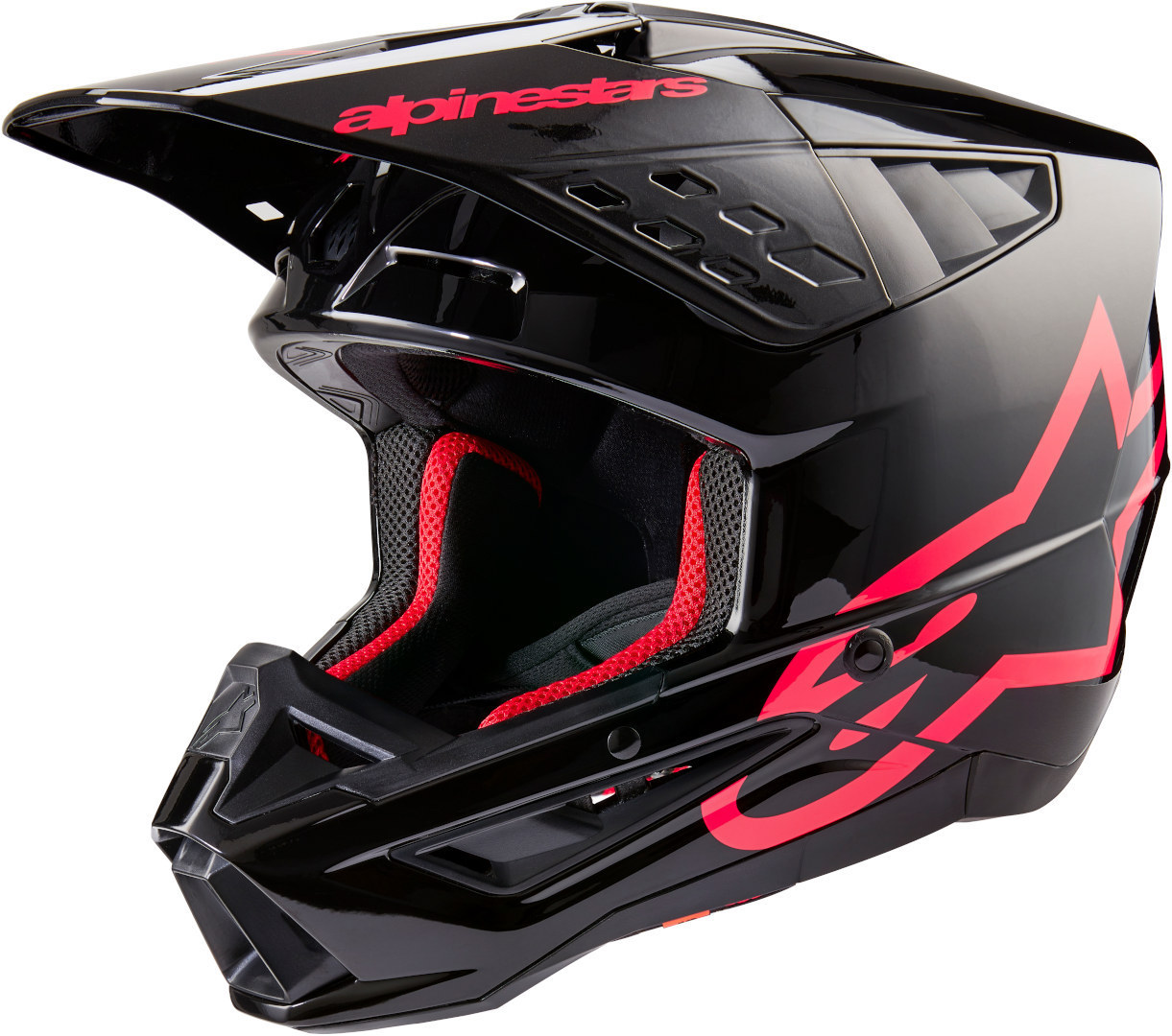 Alpinestars S-M5 Corp 2024 Шлем для мотокросса Черный/Розовый S (55/56) 