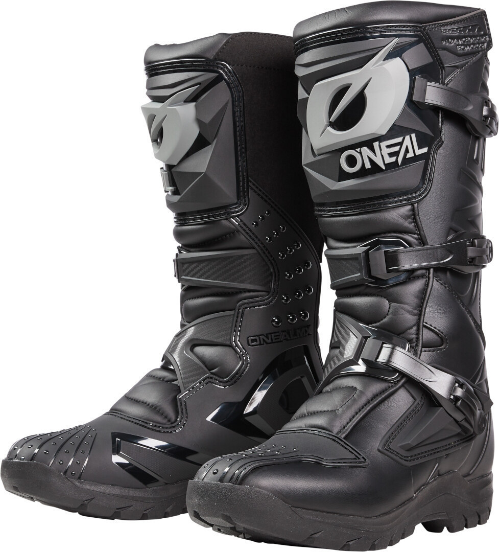 Oneal Rsx Adventure Black Motocross Boots, Size 45 For Men