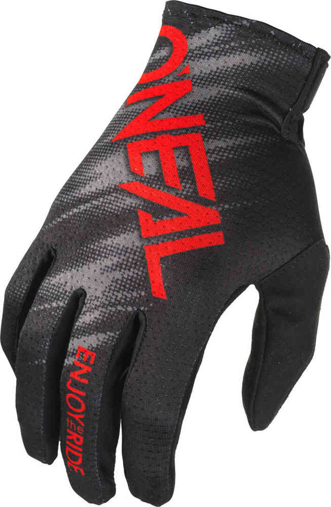 Oneal Matrix Voltage Black/Red Motocross Gloves