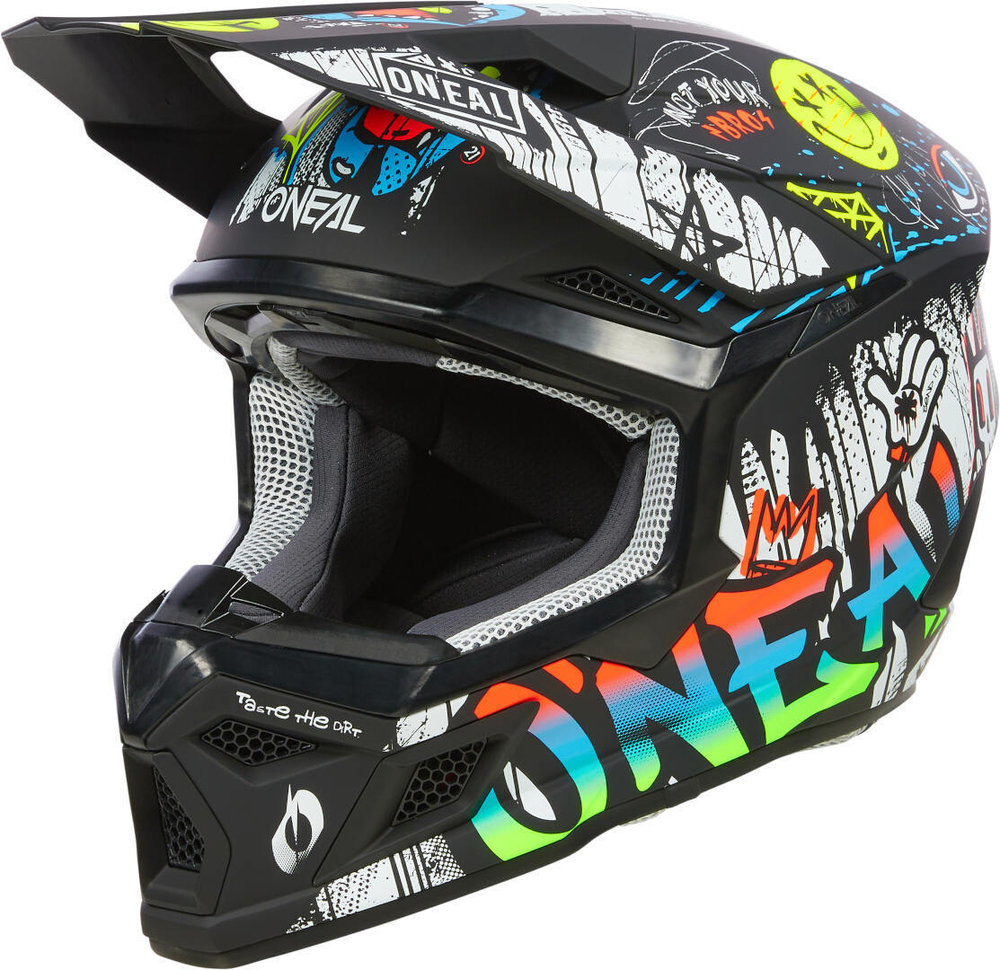 Oneal 3SRS Rancid Casco de motocross multicolor para niños