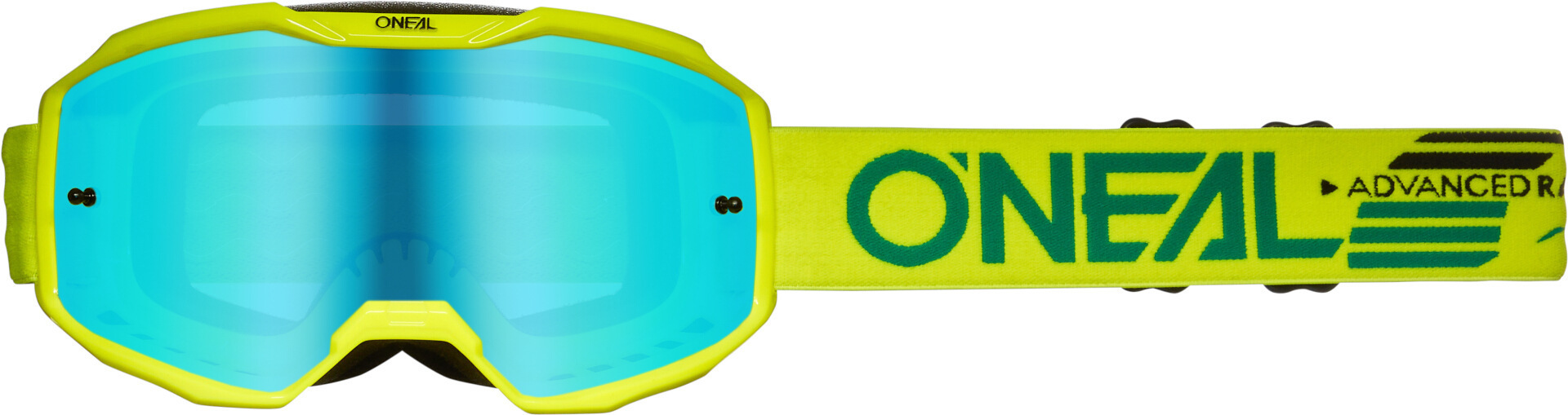 Oneal B-10 Solid Lunettes de motocross, jaune