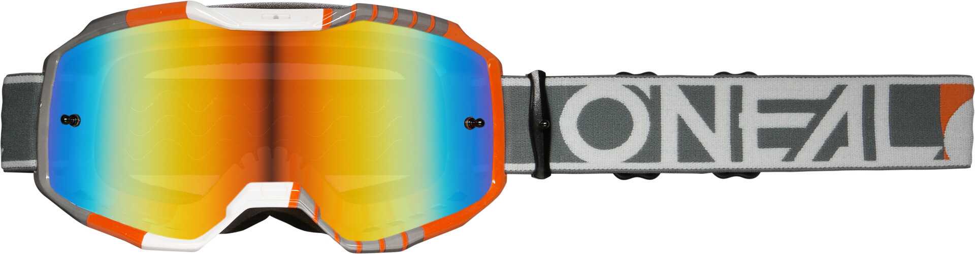 Oneal B-10 Duplex Lunettes de motocross, noir-orange