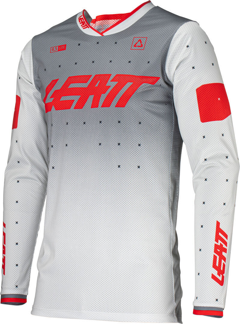 Leatt 4.5 Lite Gradient 2024 Джерси для мотокросса Серый/Красный S 