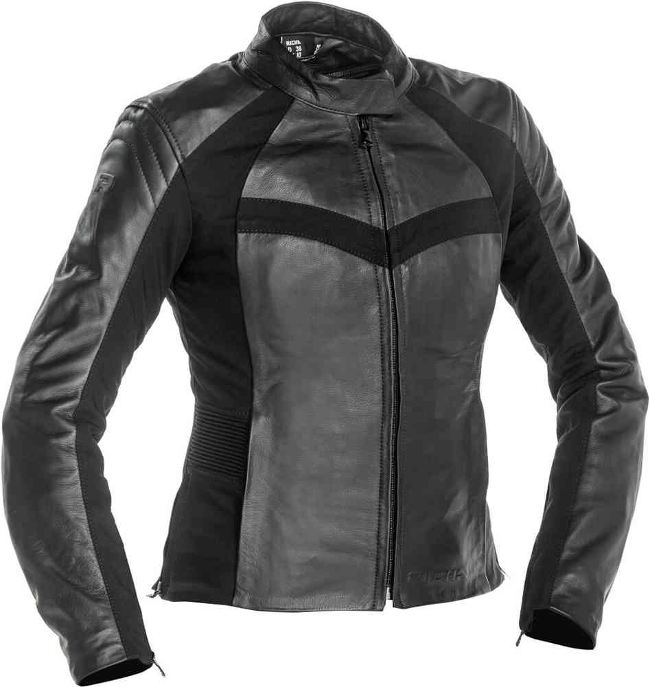 Richa Catwalk Veste en cuir de moto pour dames