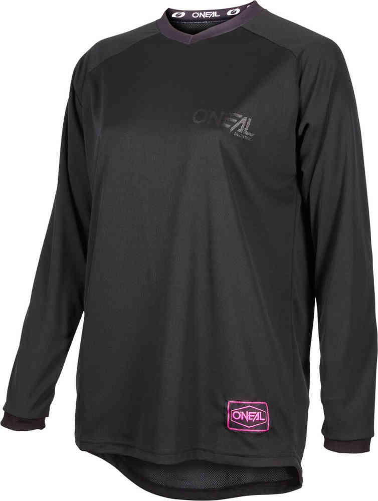 Oneal Element Classic Camiseta de motocross negra para mujer