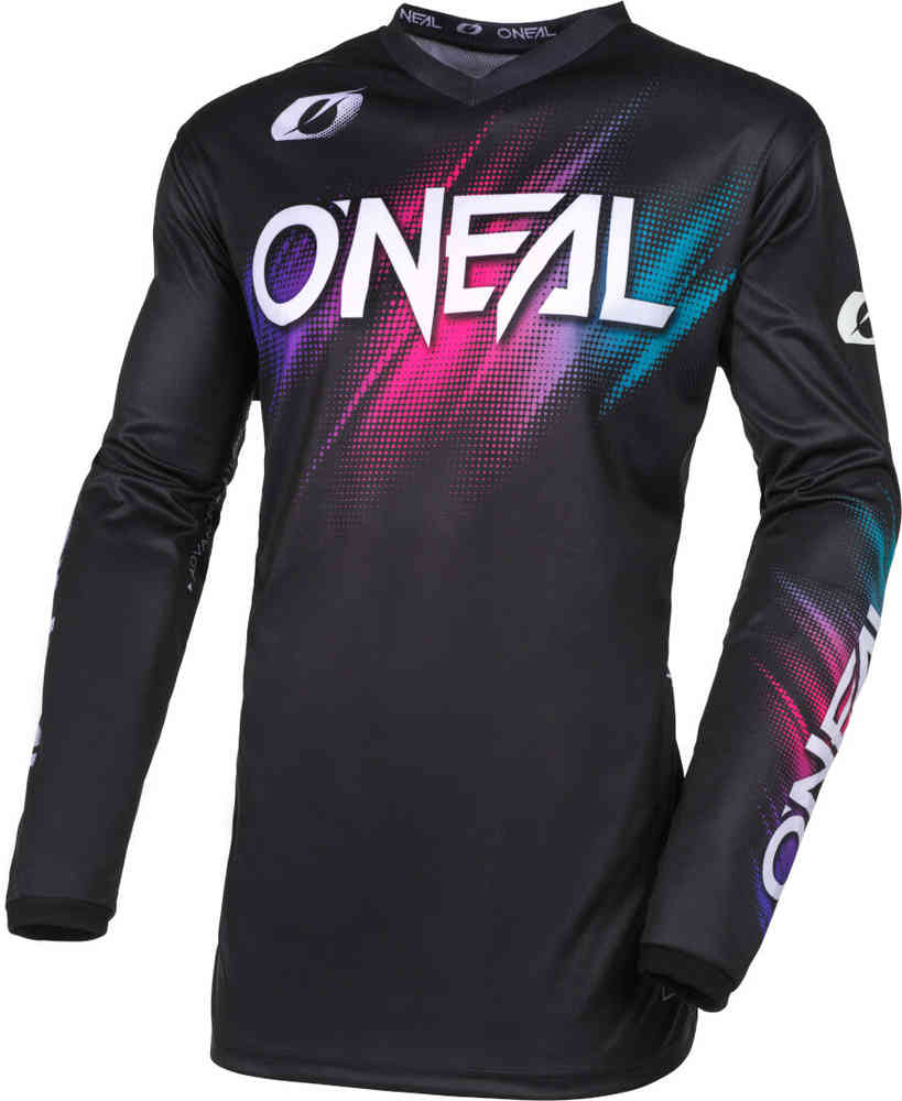 Oneal Element Voltage nero/rosa Maglia Motocross Donna