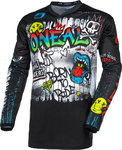 Oneal Element Rancid Maillot de motocross negro/multicolor