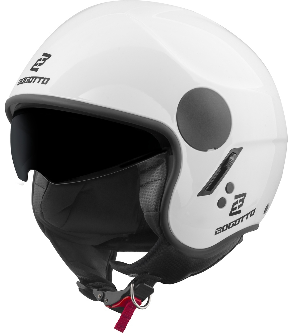Bogotto H595 SPN Casque jet, blanc, taille XL pour Femmes