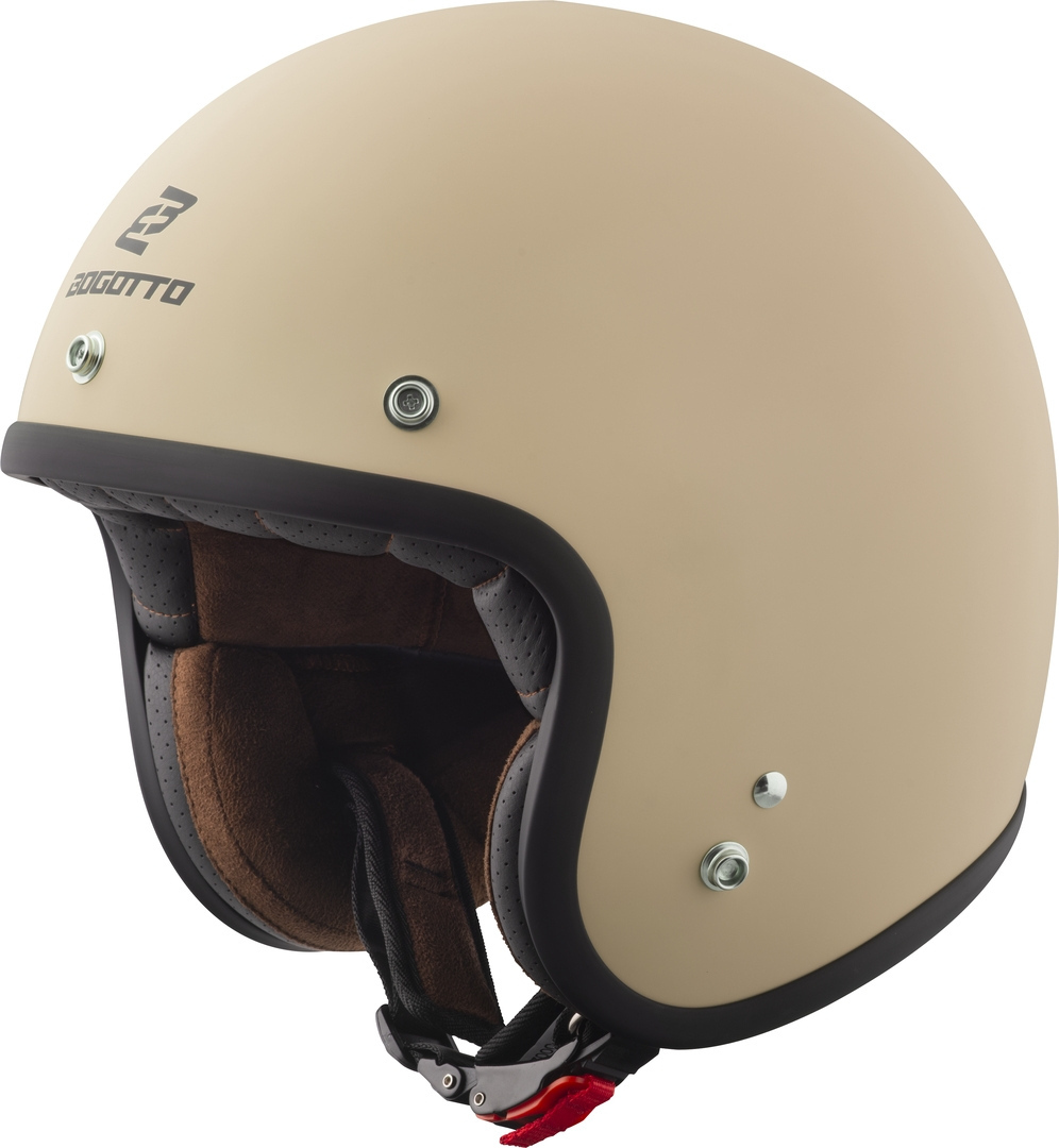 Bogotto H541 Solid Casque jet, brun, taille XL pour Hommes