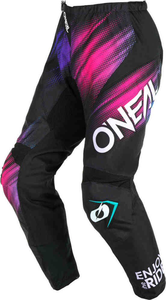 Oneal Element Voltage czarny/różowy Damskie spodnie motocrossowe