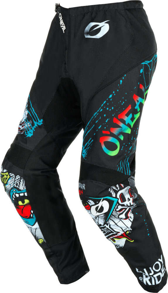 Oneal Element Rancid zwart/veelkleurige motorcrossbroek