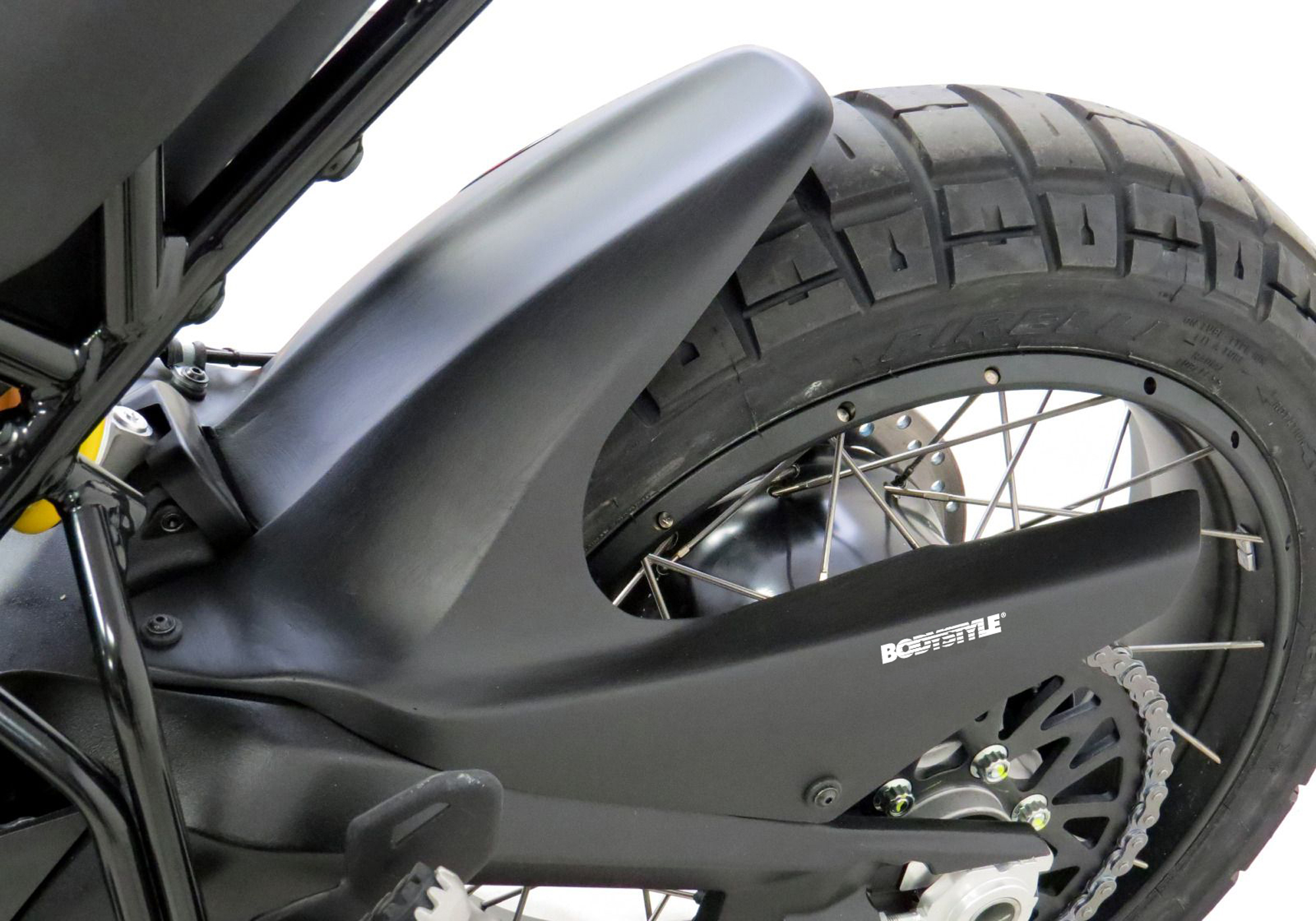 Garde-boue arrière BODYSTYLE Plastiques ABS noir