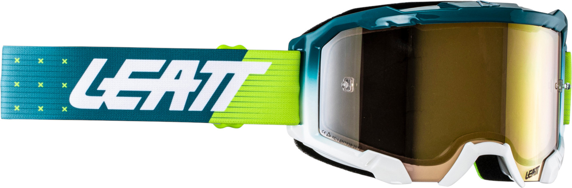 Leatt Velocity 4.5 Iriz Classic 2024 Motocross Goggles, blue-yellow for Men-image-962750876