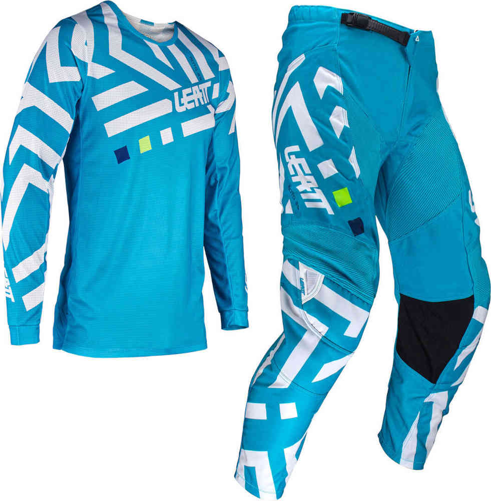 Leatt 3.5 Ride Pattern 2024 越野摩托車運動衫和褲子套裝