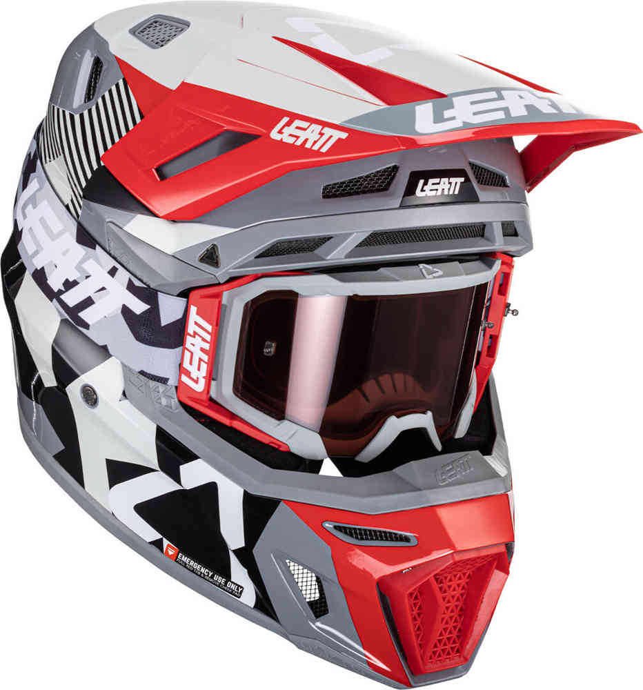 Leatt 8.5 Forge 2024 Motocrosshjälm med skyddsglasögon