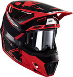 Leatt 7.5 V24 Motocross-kypärä suojalaseilla