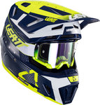 Leatt 7.5 V24 Stripes Motocross Helmet with Goggles