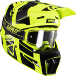 Leatt 3.5 V24 Motocross-kypärä suojalaseilla