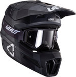 Leatt 3.5 V24 Casque de motocross avec lunettes
