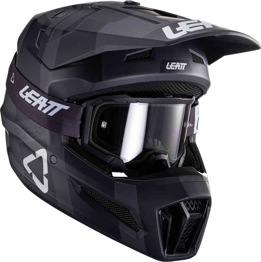 Leatt 3.5 V24 Motocross Helm mit Brille