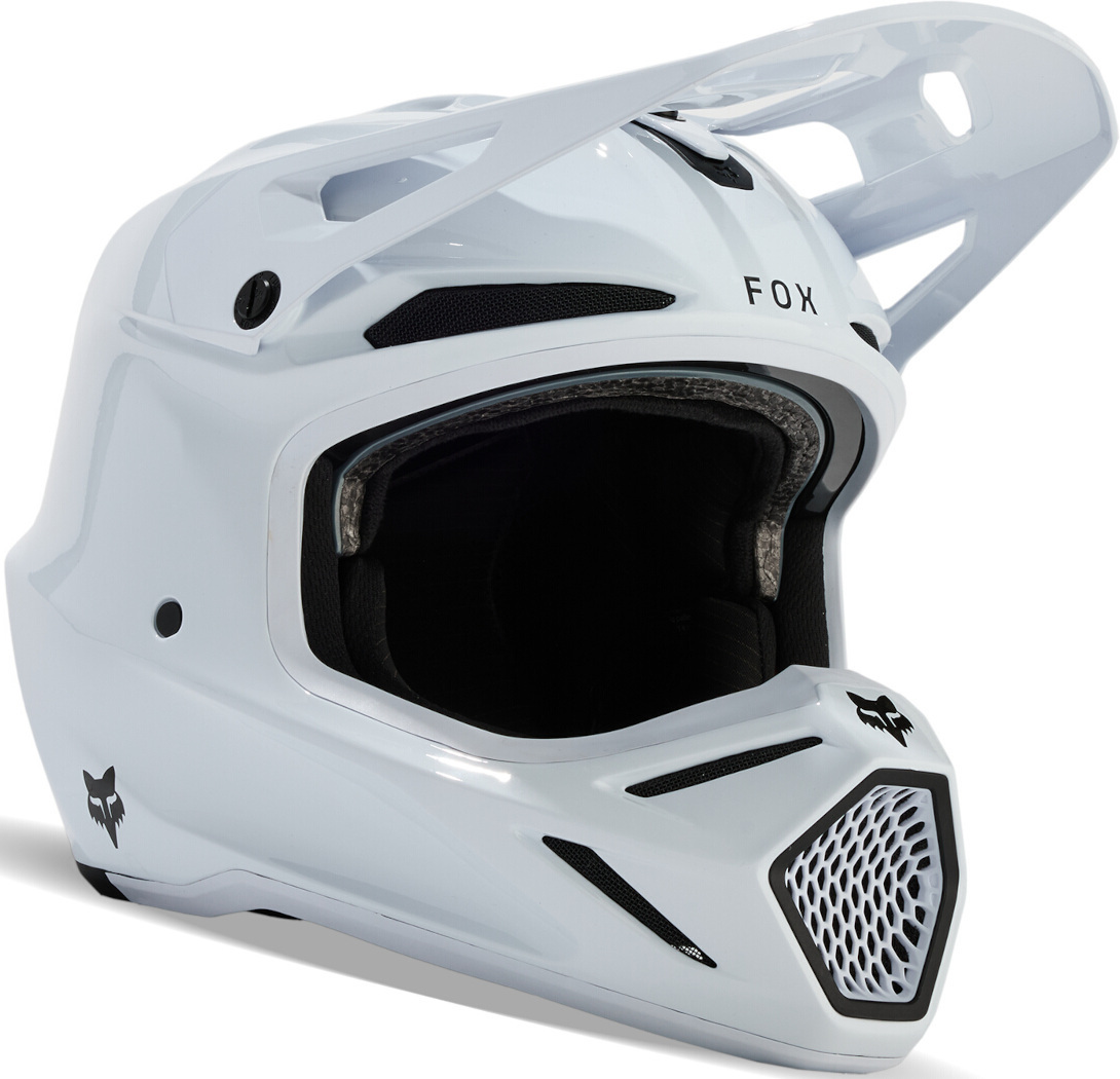 FOX V3 RS Carbon Solid MIPS Шлем для мотокросса Белый XL (61/62) 