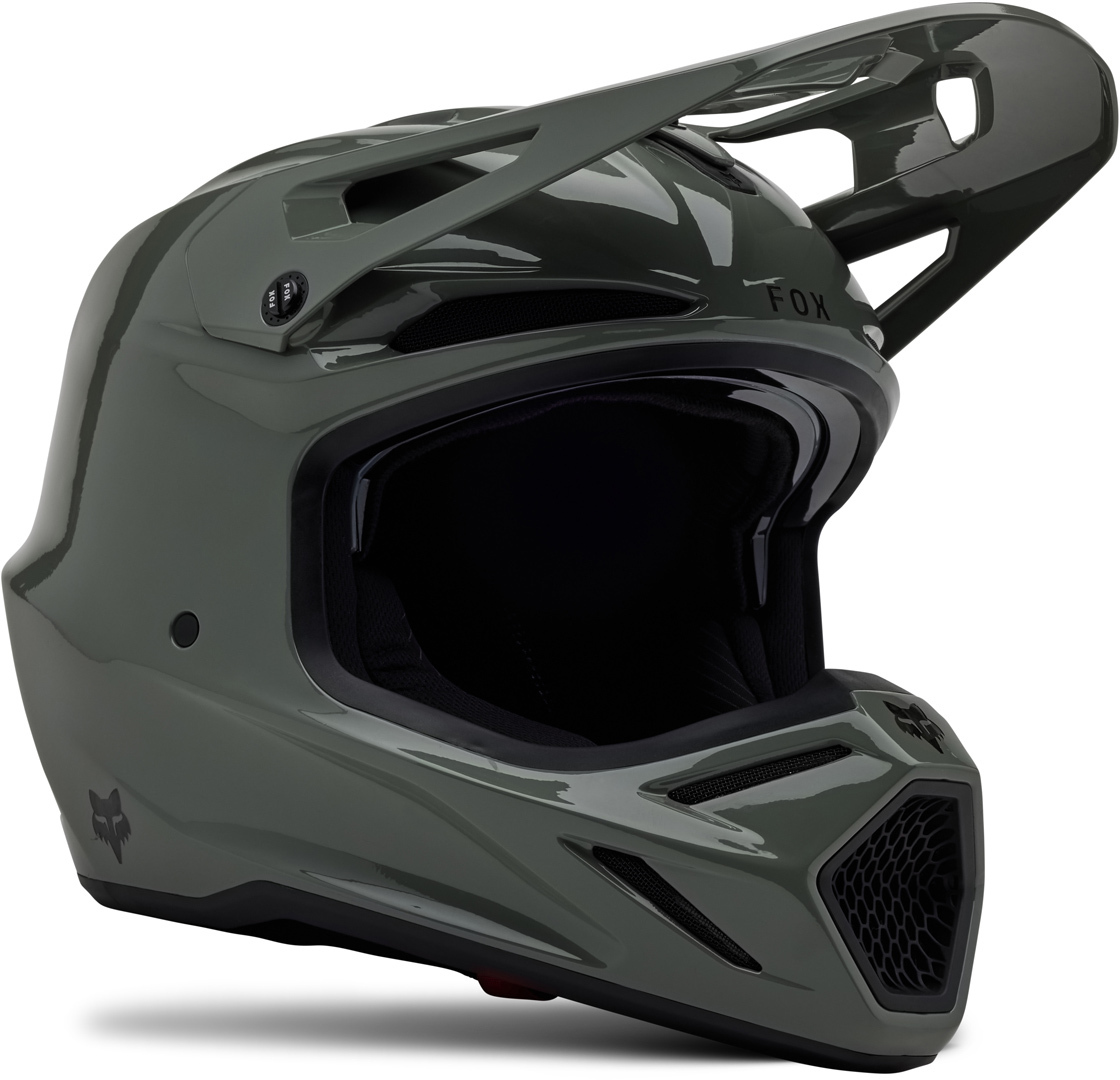 FOX V3 RS Carbon Solid MIPS Шлем для мотокросса Серый XXL (63/64) 